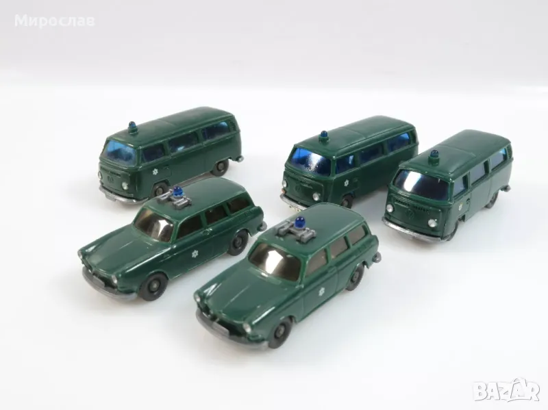 1:87 H0 WIKING POLICE ПОЛИЦИЯ МОДЕЛ КОЛИЧКА ЛОТ 5 БР., снимка 1