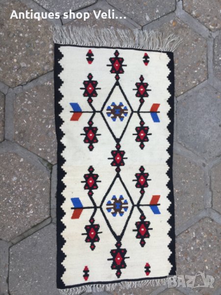 Ръчно тъкано килимче №4546 , снимка 1