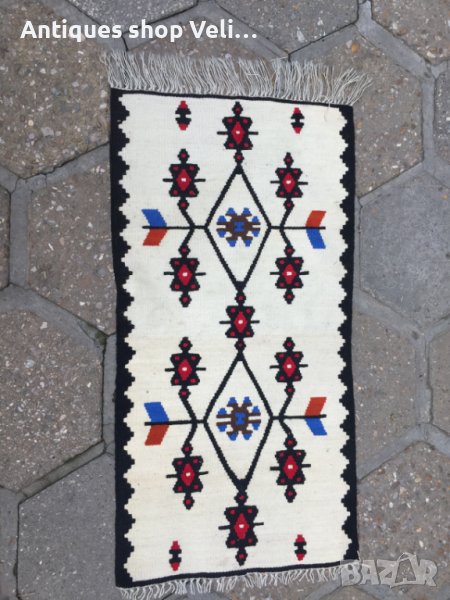 Ръчно тъкано килимче №4546 , снимка 1