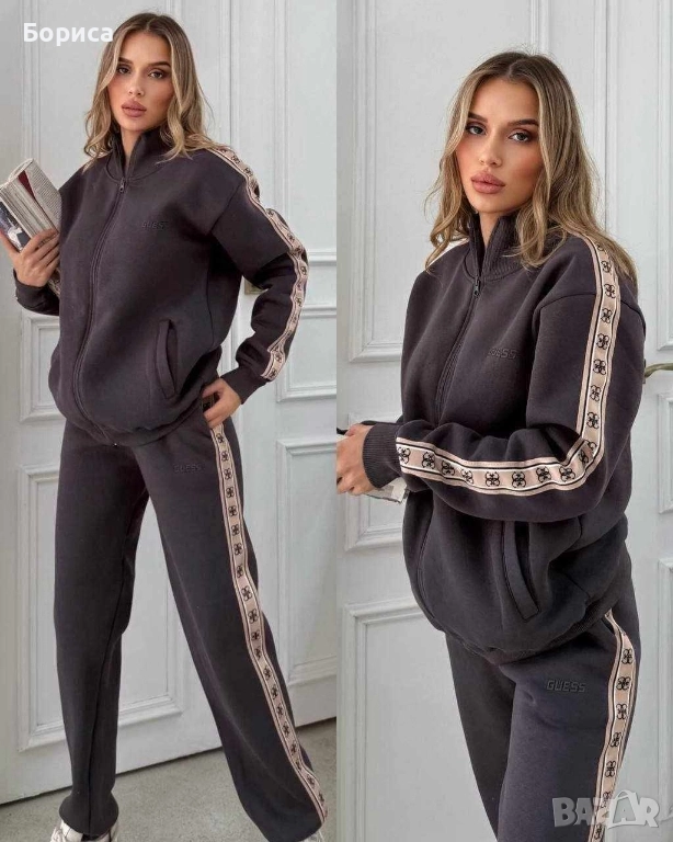 Дамски Ватирани Екипи -лого Бродирано ⚜️ Guess , снимка 1