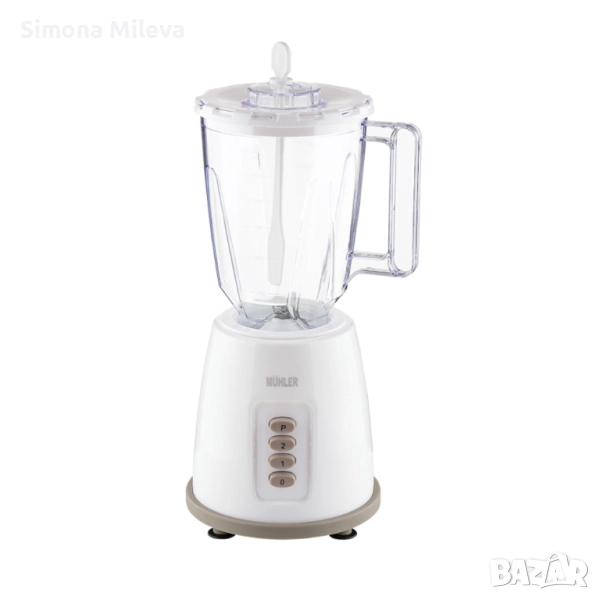 Блендер Muhler MB-155, 500W, 1.5 л, пласт.кана, сив, снимка 1