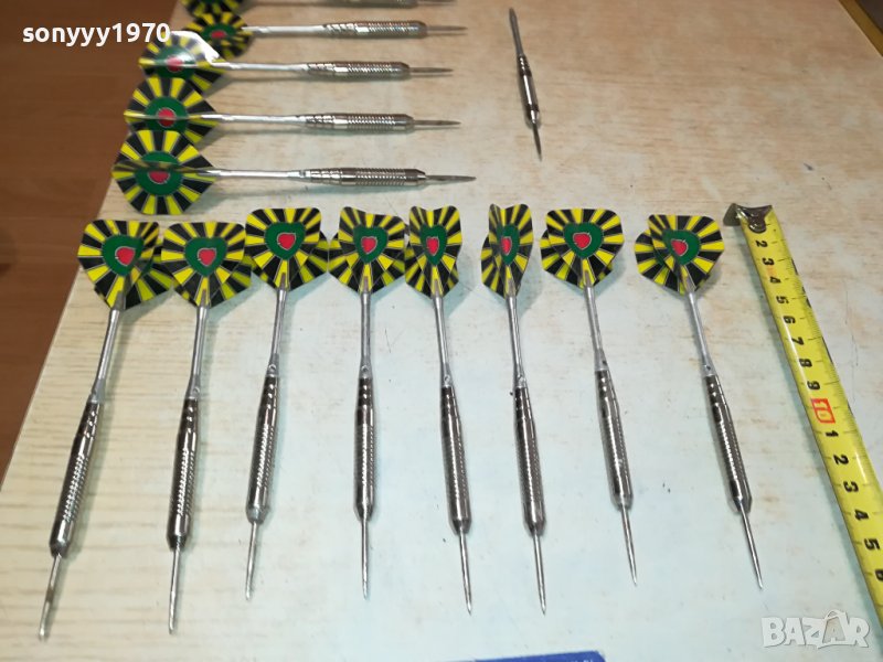 метални стрели за дартс 14бр-внос германия 1106231420M, снимка 1