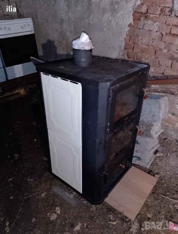 Камина на дърва с водна риза , снимка 1