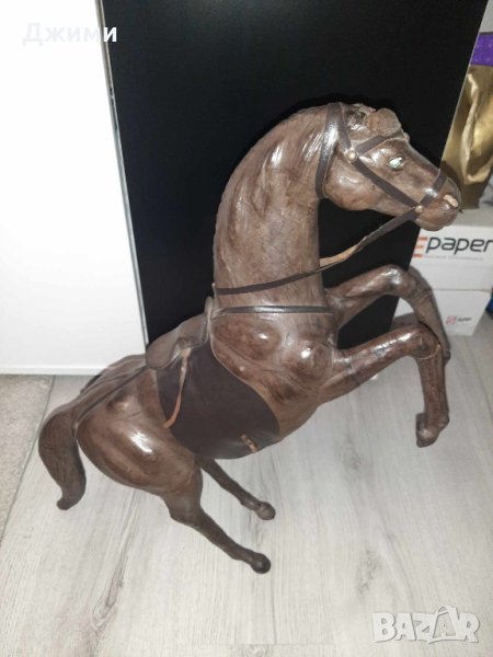 стар кожен кон, снимка 1