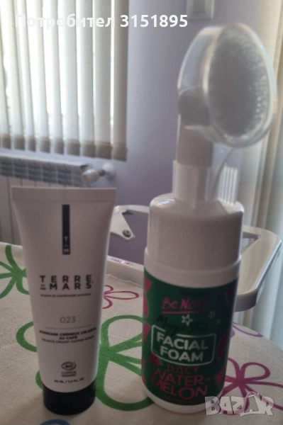 Ексфолиант за лице и измивна пяна за лице, снимка 1