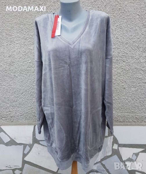 3XL Нова  блуза Sheego в сиво, снимка 1