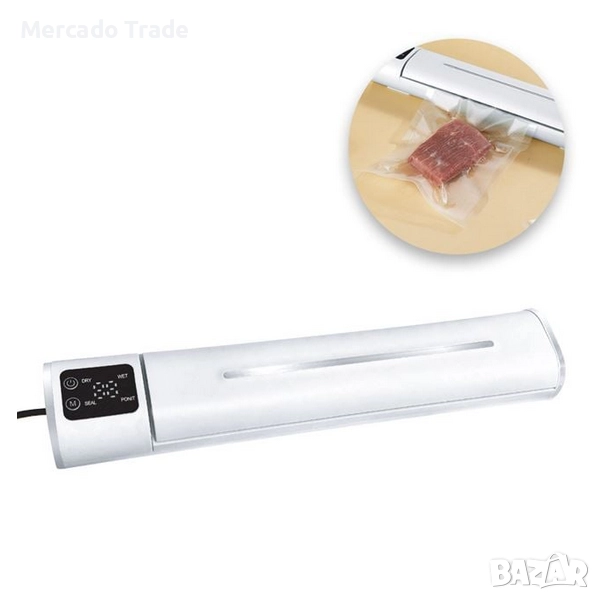Вакуум машинка Mercado Trade, 90W, За домашна употреба, Бял, снимка 1