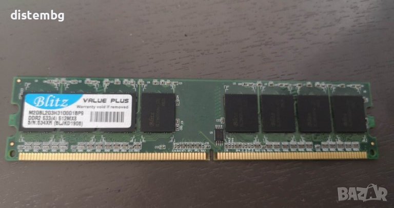 Памет за компютър DDR2 512MB PC2-4200 Blitz, снимка 1