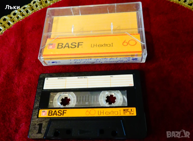 Аудио касета BASF с рок албуми на Nazareth и Rod Stewart. , снимка 1