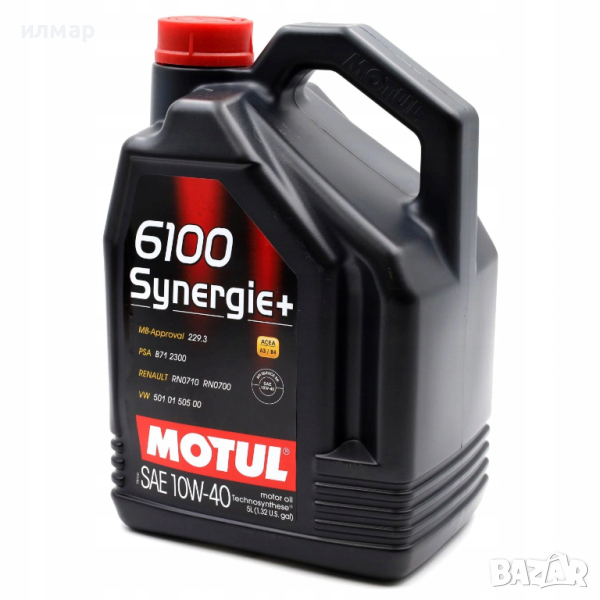 10w40 MOTUL 6100, SYNERGIE - 5 л, снимка 1