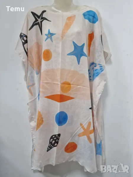 Плажна туника от 100% памук – Стил и комфорт за лятото, снимка 1
