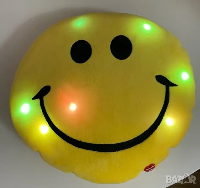 Светеща Възглавница Емотикон - Емоджи , снимка 1