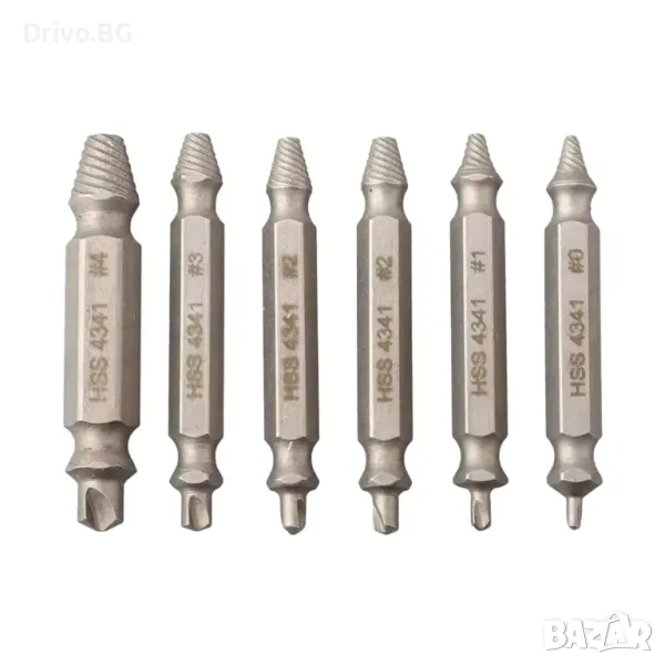 Комплект Екстрактори за Изваждане на Повредени Болтове и Винтове, снимка 1