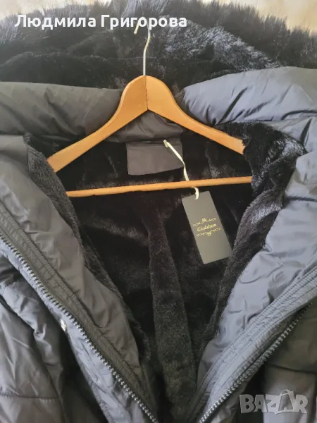 Дебело зимно черно яке, снимка 1