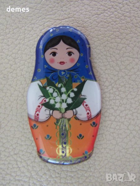 Магнит-матрьошка, Русия, снимка 1