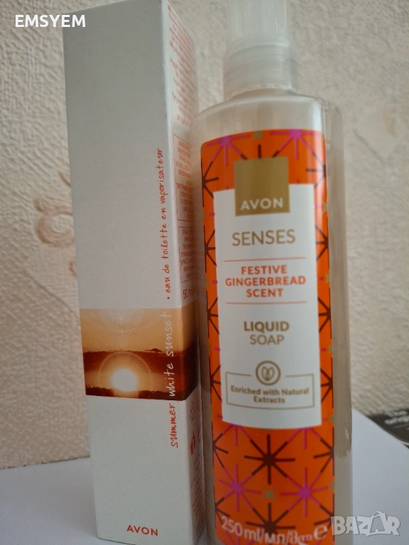 Summer white sunset + крем сапун за ръце и тяло , снимка 1