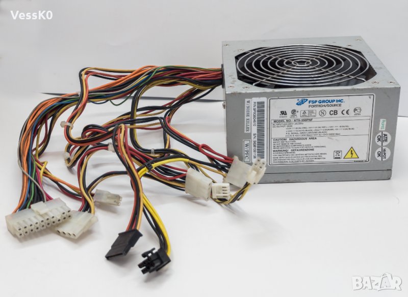 Fortron ATX-350PNF 350W PSU Passive PFC 120mm Silent FAN, снимка 1