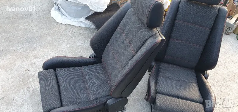 Рекаро бмв е30 предни седалки bmw e30 седан комби Recaro BMW E30 saloon touring front sport seats , снимка 1