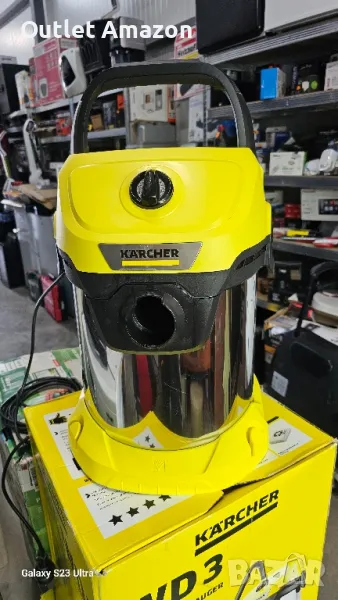 ПРАХОСМУКАЧКА KARCHER WD 3 stainless steel, снимка 1