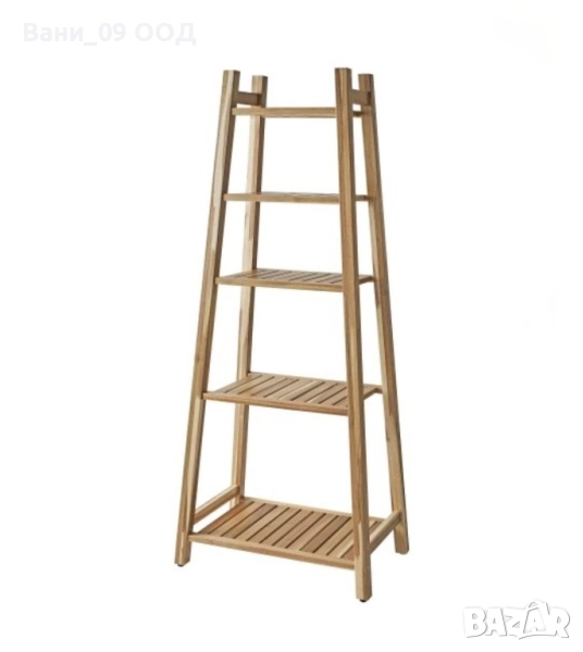 Етажерка за баня от акациева дървесина, снимка 1