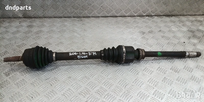 Полуоска Peugeot 206 1.4i 1999г.(предна дясна)	, снимка 1