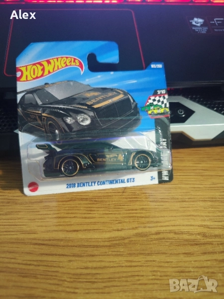 Hot wheels 2018 BENTLEY CONTINENTAL GT3, снимка 1