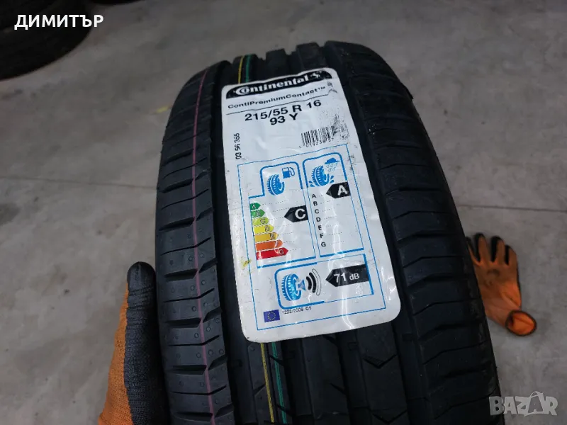 САМО 1бр.НОВА лятна гума CONTINENTAL 215/55/16 93Y DOT 1217, снимка 1