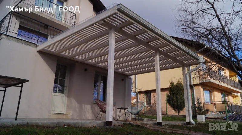 Навеси от дърво и поликарбонат - ''ХАМЪР БИЛД'' ЕООД, снимка 1
