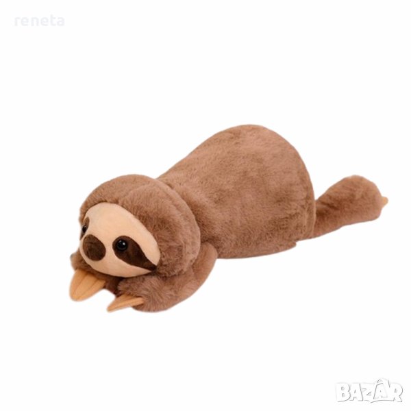 Играчка Ahelos, Ленивец, Тип възглавница, Плюшена, 55 см, снимка 1