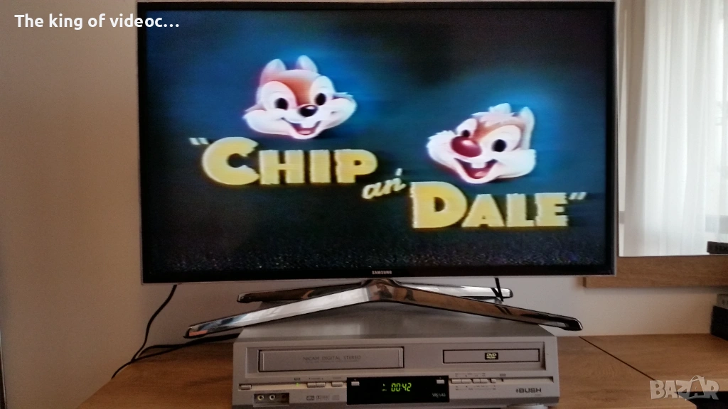 VHS Видеокасета с най-известните анимации :Гуфи , Доналд,  Чип и Дел и други VHS, снимка 1