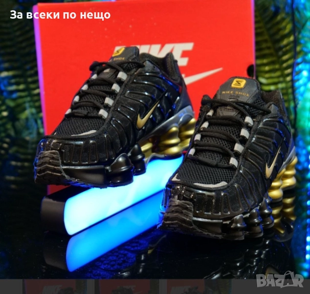 Nike Shox TL Black and Gold Мъжки Маратонки С Кутия👟Мъжки Спортни Обувки Код S60, снимка 1