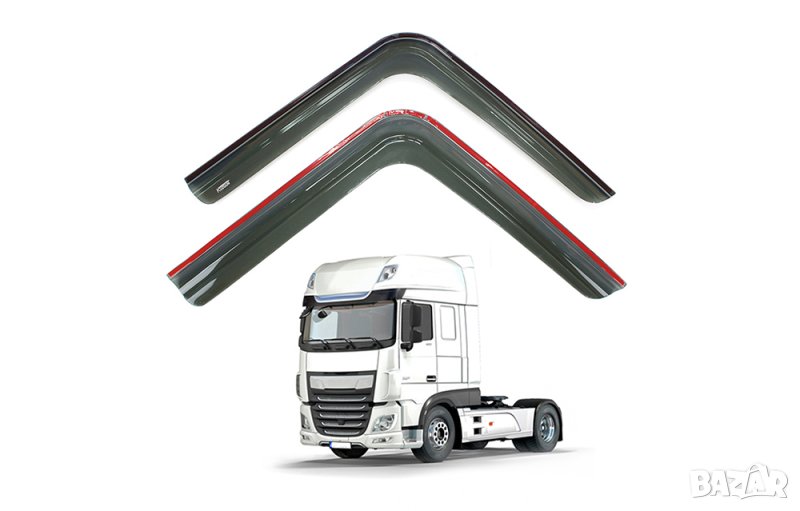 ВЕТРОБРАНИ DAF ДАФ CF ЕВРО 5/6 2012+ комплект, снимка 1
