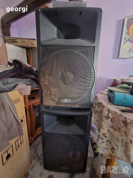 тонколони eltax I koda с усилвател pioneer , снимка 1