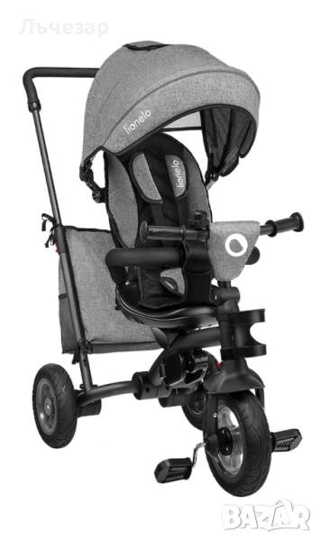 Триколка 2 в 1 Lionelo Tris – Сиво, снимка 1