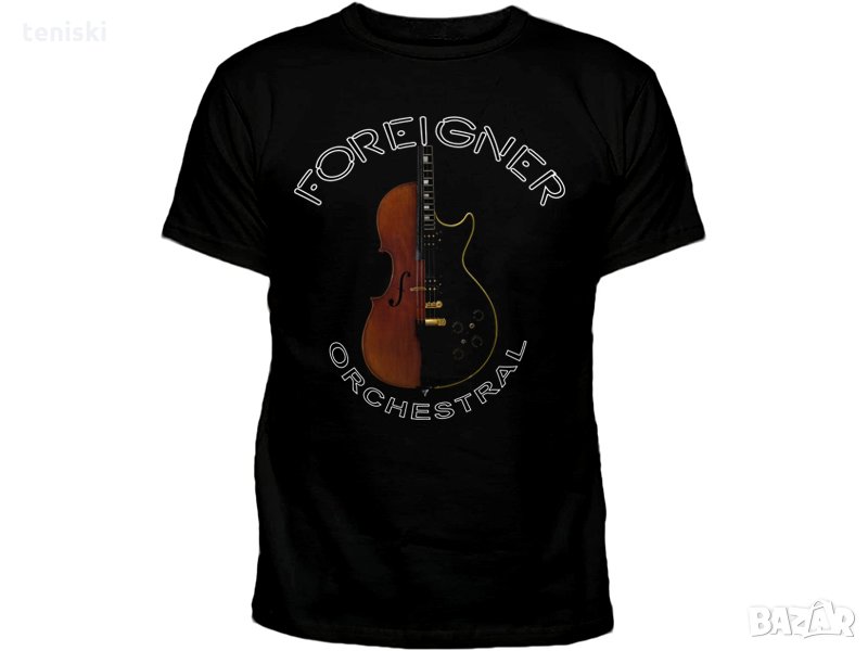 Рок тениски Foreigner Форинър Всички размери, снимка 1