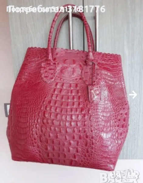 Дамска чанта от естествена кожа оригинална на Furla., снимка 1