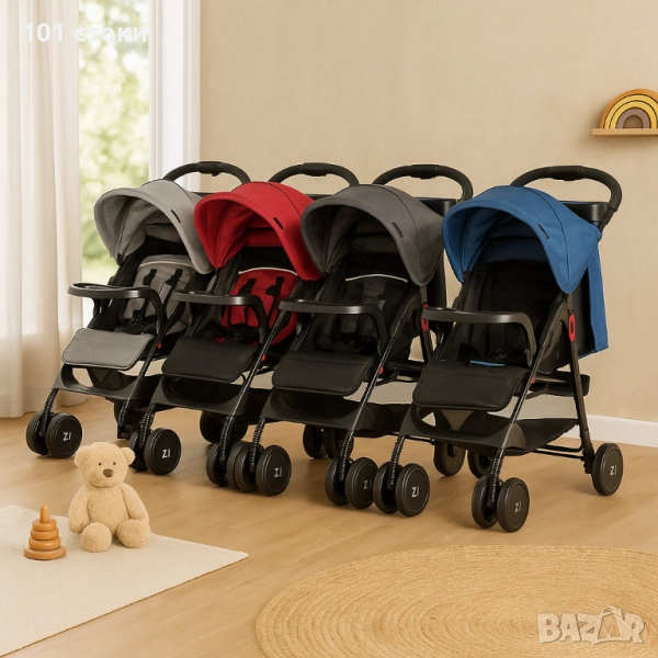 Детска количка Zizito Adel., снимка 1