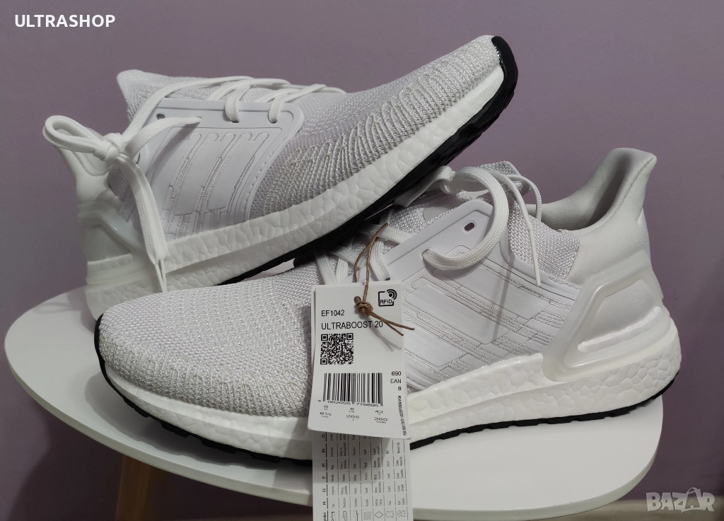 Нови мъжки маратонки 
Adidas Ultraboost 20 
size 42, снимка 1