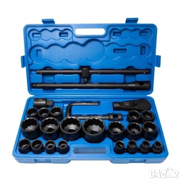 Гедоре с ударни вложки 26 части 3/4 12-стенно RockForce, снимка 1