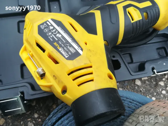 POWERPLUS-КОМПРЕСОР С МАРКУЧ И МАНОМЕТЪР 3103251616, снимка 16 - Компресори - 49711563