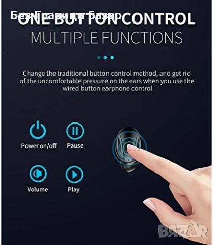 Нови Мини True Wireless слушалки IPX5 водоустойчиви с шумопотискане стерео звук кутия за зареждане, снимка 4 - Bluetooth слушалки - 52583006