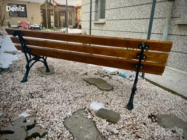 Градинска пейка, снимка 6 - Градински мебели, декорация  - 49199819