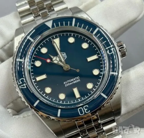  Перфектен San Martin SN0133-G Automatic Diver, 200м, ПЪЛЕН КОМПЛЕКТ, бартер