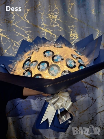 Светещ букет "BMW"💙, снимка 4 - Други - 53198366