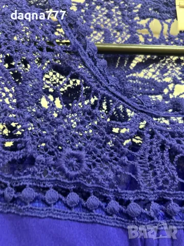 Блуза/ потник кралско синьо, снимка 4 - Потници - 49754827