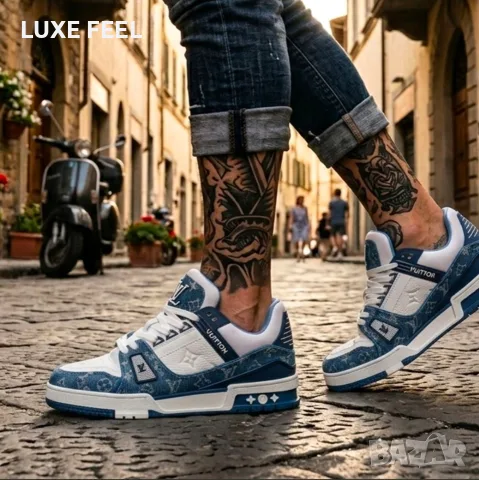 Louis Vuitton 🔹 Мъжки Маратонки 40-45н, снимка 9 - Маратонки - 56238129