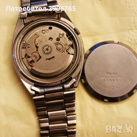 SEIKO 5 оригинален 7009А работещ, снимка 2 - Антикварни и старинни предмети - 51160404