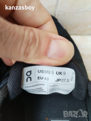 on cloud 5 waterproof - страхотни мъжки маратонки 43, снимка 9 - Маратонки - 53304029