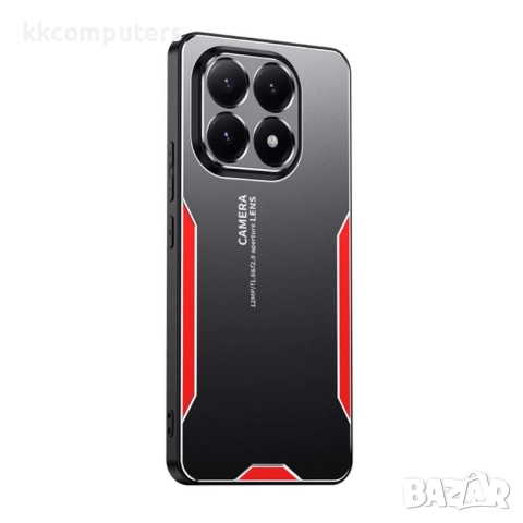 Удароустойчив Алуминиев Калъф за Xiaomi 15T-Дизайн от алуминиева сплав, TPU и PC, вкл. Протектор, 4 , снимка 4 - Калъфи, кейсове - 52390477