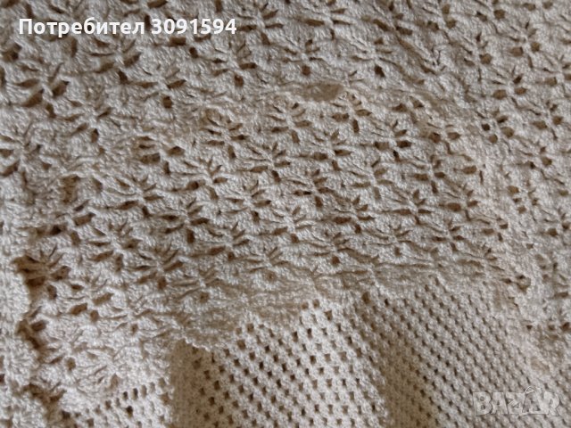  рокля плетена на една кука цвят екрю  памук, снимка 10 - Рокли - 41658110